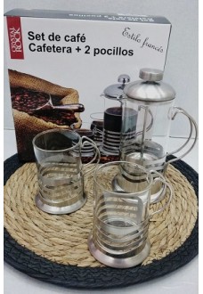 CAFETERA EMBOLO C/JARRITOS